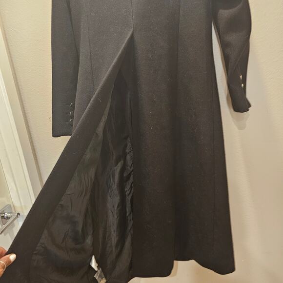Rehab Maxi Black Coat Size Large - Picture 5 of 9
